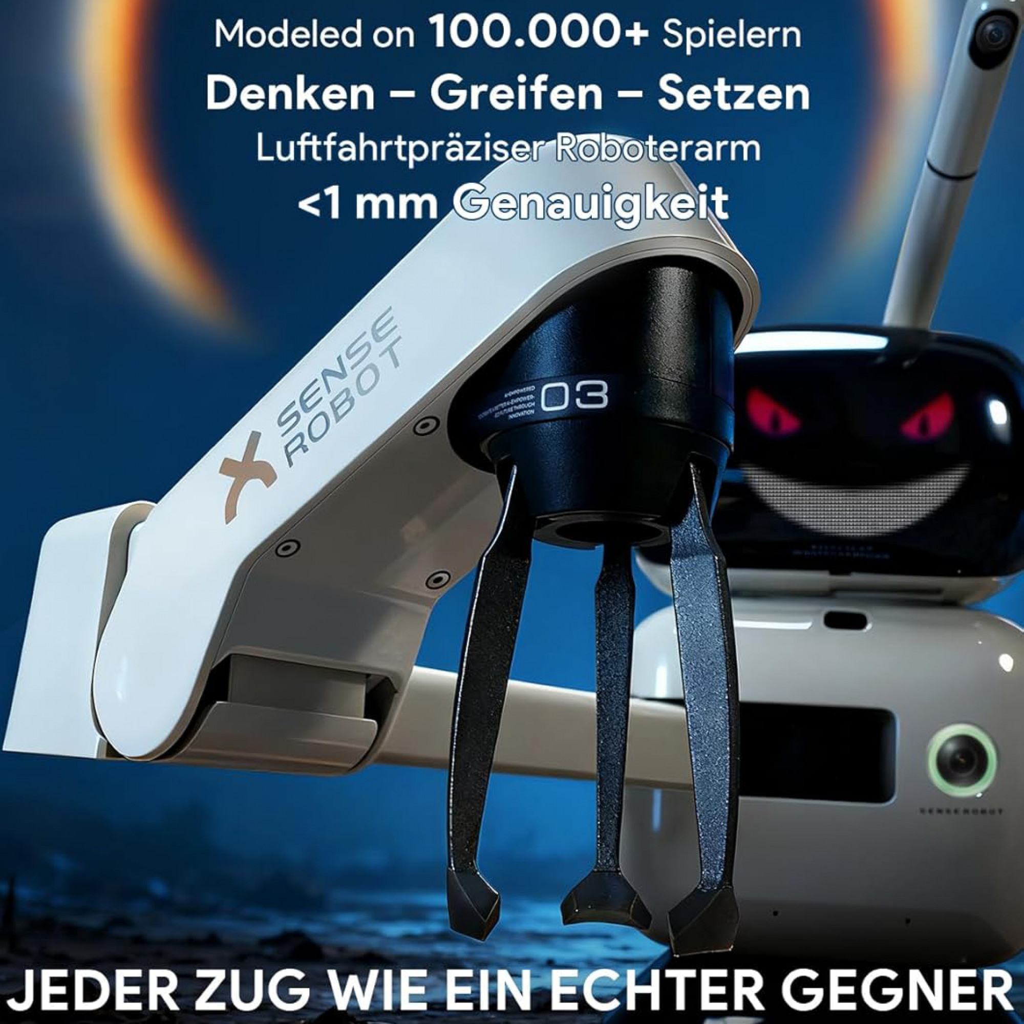 Шаховий робот зі штучним інтелектом та роботизованою рукою